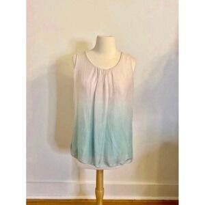 Prontomoda Guisy Silk‎ Ombre Sleeveless Top